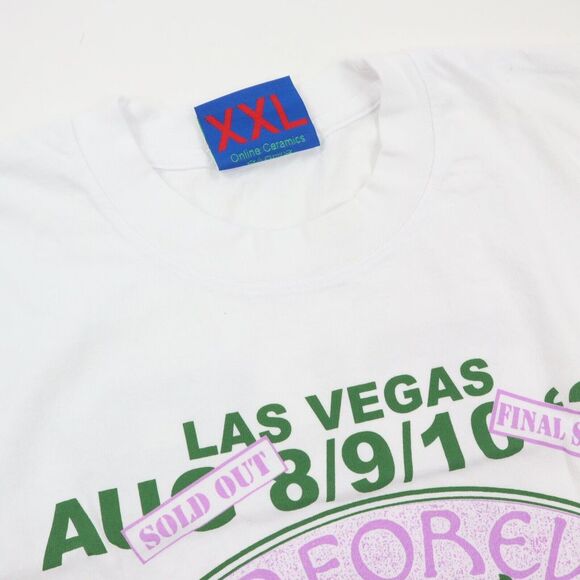 Online Ceramics Las Vegas Dead Forever Final Shows Thank You Tee T-Shirt 2XL NEW - Picture 3 of 4